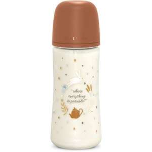 Suavinex Wonderland SX Pro Physiological Anti-Colic cumisüveg L Dense Flow 6 m+ Brown 360 ml