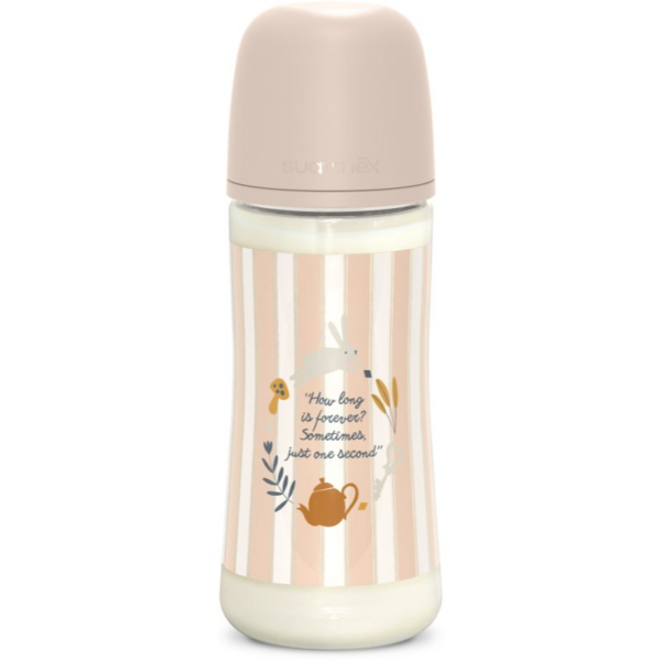 Suavinex Wonderland SX Pro Physiological Anti-Colic cumisüveg L Dense Flow 6 m+ Pink 360 ml
