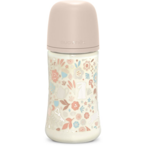 Suavinex Wonderland SX Pro Physiological Anti-Colic cumisüveg M Medium Flow 3 m+ Liberty Pink 270 ml