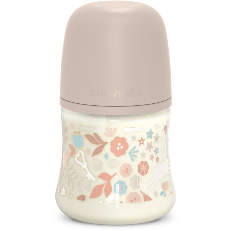 Suavinex Wonderland SX Pro Physiological Anti-Colic cumisüveg S Slow Flom 0 m+ Liberty Pink 150 ml