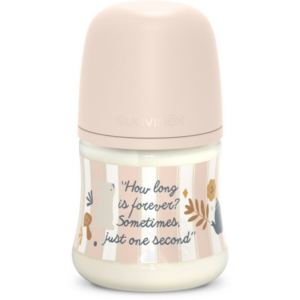 Suavinex Wonderland SX Pro Physiological Anti-Colic cumisüveg S Slow Flow 0 m+ Pink 150 ml