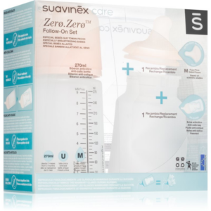 Suavinex Zero Zero Follow-On Set ajándékszett újszülötteknek M Medium Flow 3 m+-Ár