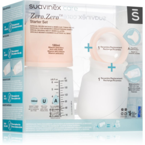 Suavinex Zero Zero Starter Set ajándékszett gyermekeknek születéstől kezdődően A Adaptable Flow 0 m+-Ár