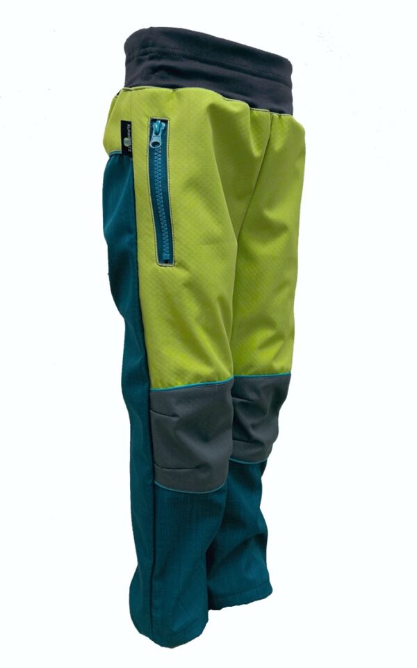 Summer softshell trousers - petrol-green