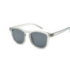 Sunglasses WAYE - 6 Transparent Light Grey w Polarized Smoke lens Cat. 3