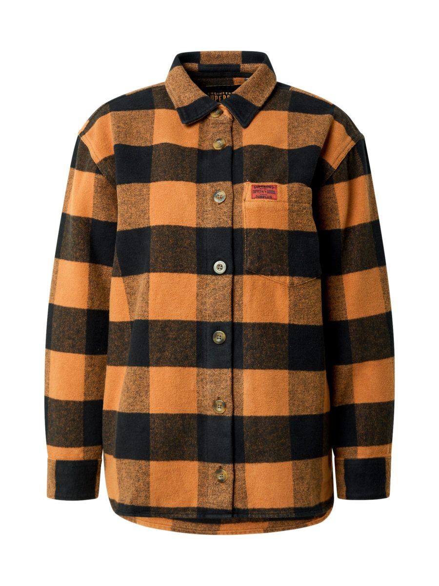 Superdry Átmeneti dzseki  barna / fekete-Ár
