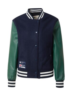 Superdry Átmeneti dzseki  tengerészkék / zöld / fehér-hu
