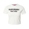 Superdry Póló  fekete / fehér-Ár