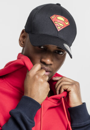 Superman Flexfit Cap Black/Black