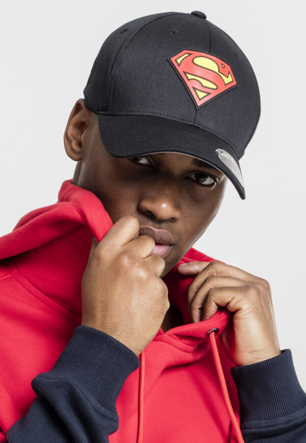 Superman Flexfit Cap Black/Black