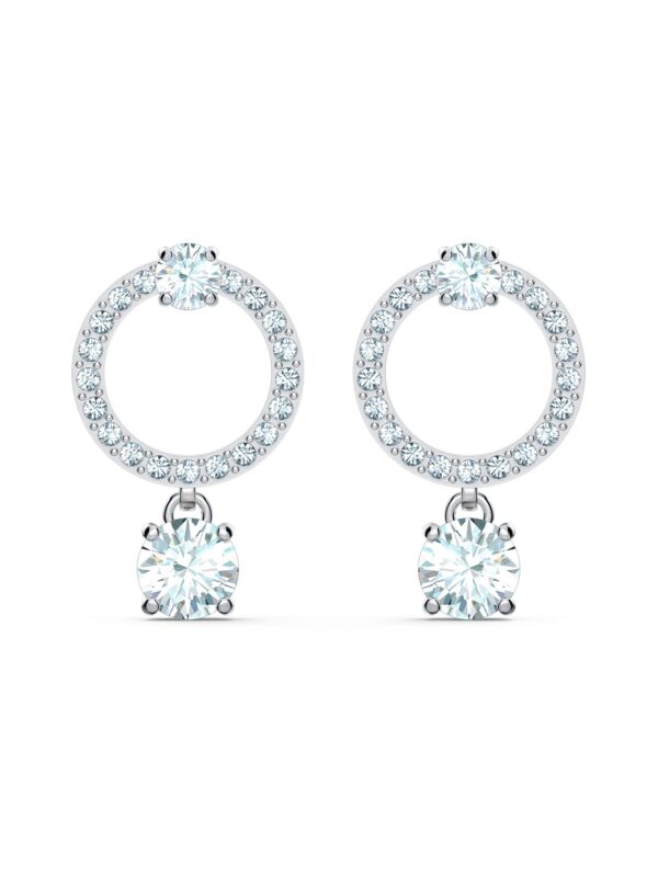 Swarovski Fülbevalók 'Attract Circle'  ezüst-hu