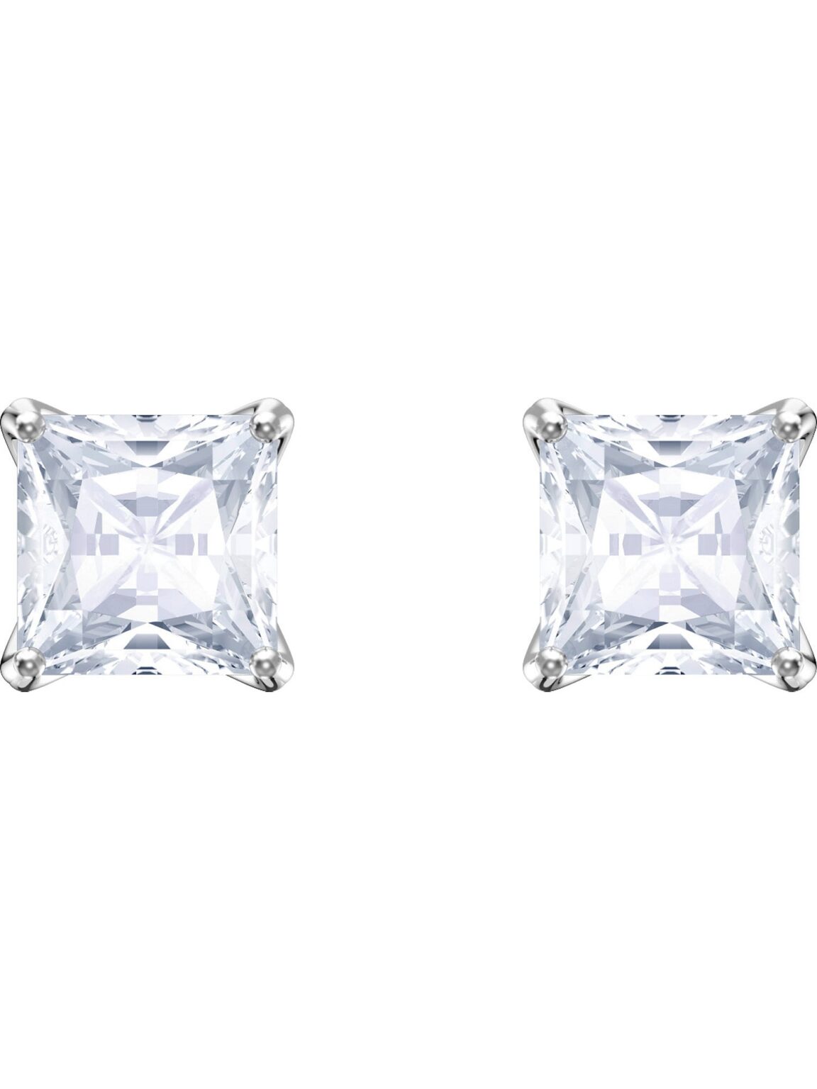 Swarovski Fülbevalók 'Attract'  ezüst / átlátszó