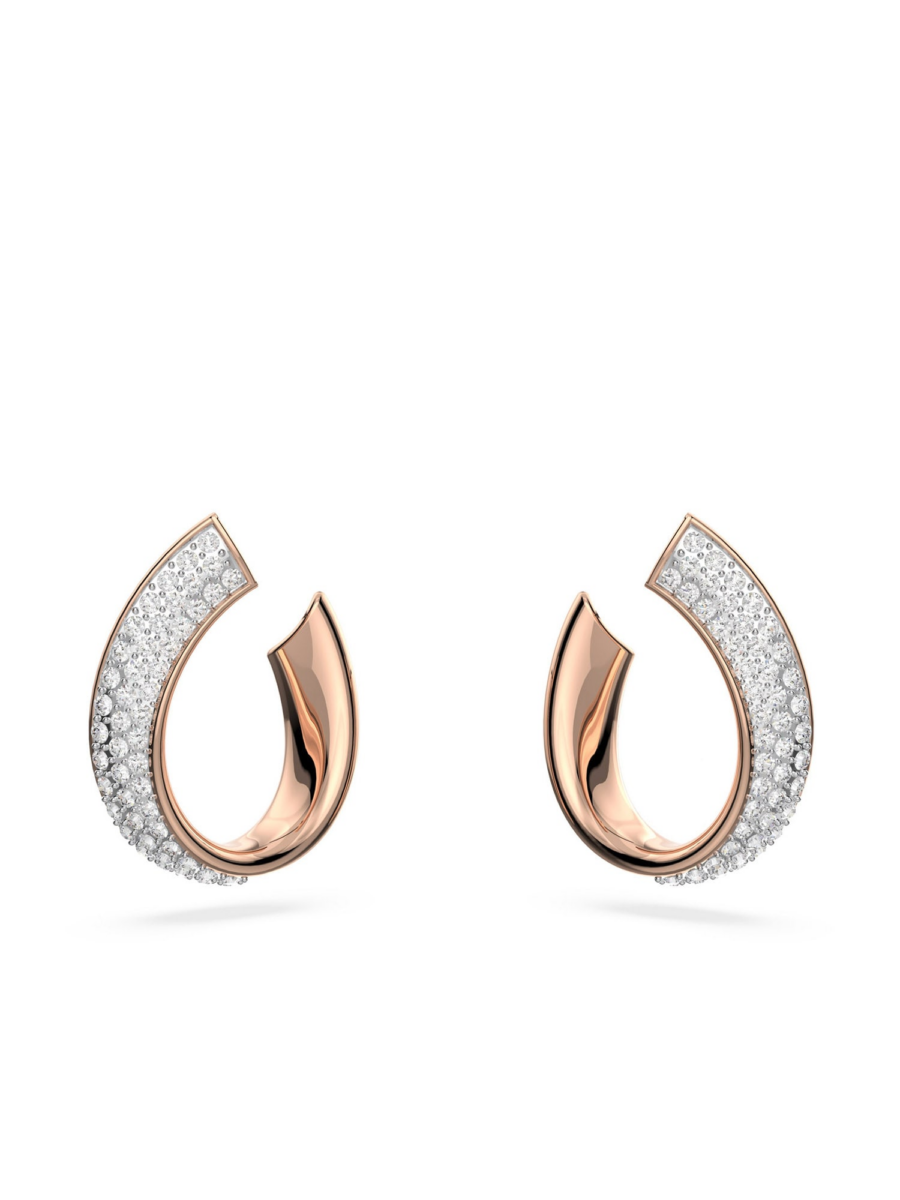 Swarovski Fülbevalók 'MP EXIST:PE S CRY/ROS'  rózsaszín arany-Hungary