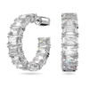 Swarovski Fülbevalók 'Matrix hoop earrings'  ezüst-Hungary