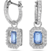 Swarovski Fülbevalók 'Una drop earrings'  kék / ezüst / átlátszó-Hungary