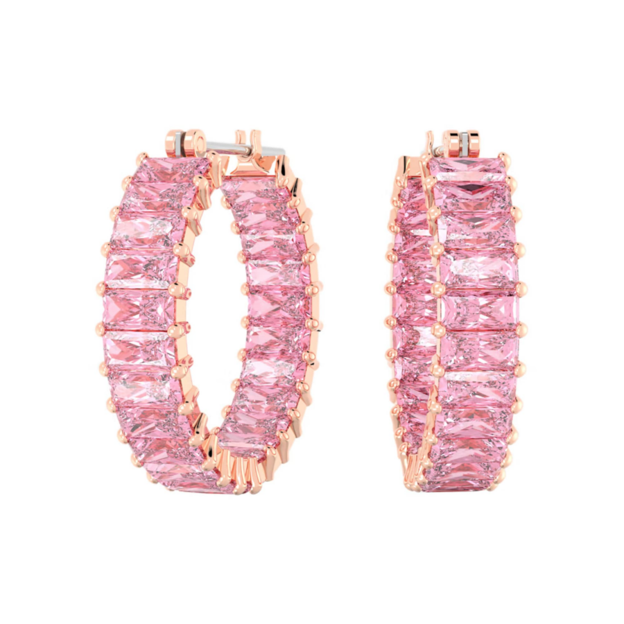 Swarovski Fülbevalók  arany / rózsa-Hungary
