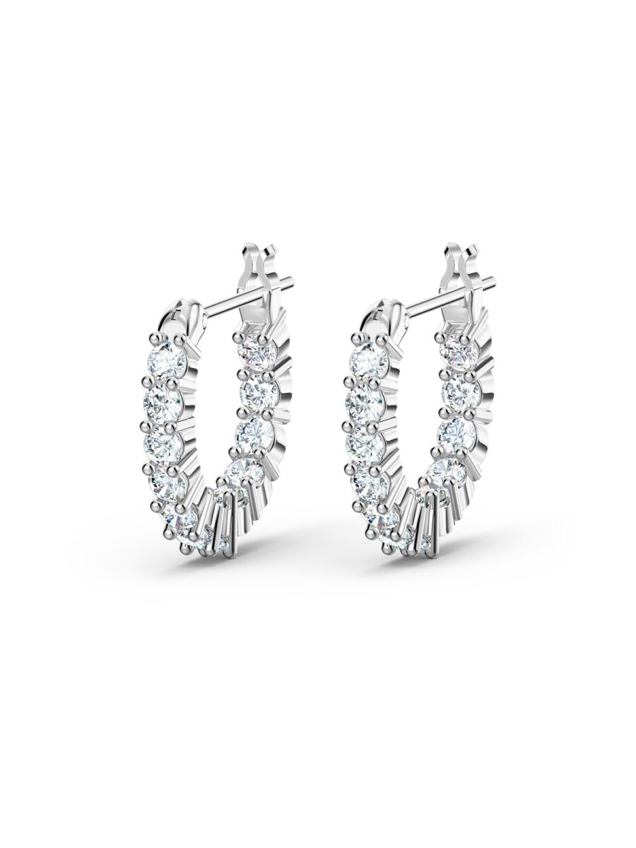 Swarovski Fülbevalók  ezüst / átlátszó-hu