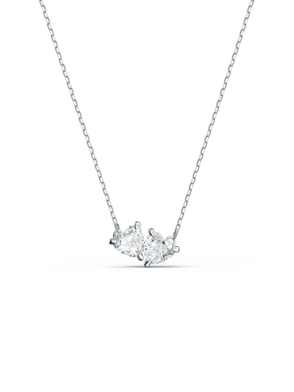 Swarovski Lánc  ezüst / átlátszó