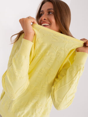 Sweater-AT-SW-2231.99P-Light Yellow Sweater-AT-SW-2231.99P-Light Yellow
