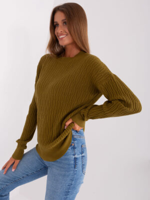 Sweater-AT-SW-2338.14P-olive Sweater-AT-SW-2338.14P-olive