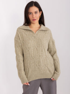 Sweater-AT-SW-2349-2.27-khaki Sweater-AT-SW-2349-2.27-khaki