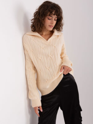 Sweater-AT-SW-2349-2.27-light beige Sweater-AT-SW-2349-2.27-light beige