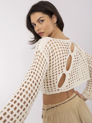 Sweater-CLM-SW-1939.70-light beige Sweater-CLM-SW-1939.70-light beige