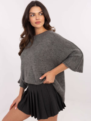 Sweater-DHJ-SW-9314.04P-dark gray Sweater-DHJ-SW-9314.04P-dark gray