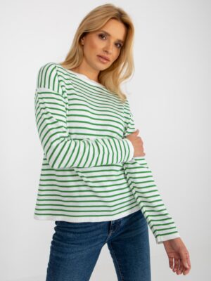 Sweater-LC-SW-6006.22-white-green Sweater-LC-SW-6006.22-white-green