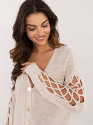 Sweater-MI-SW-2908.28-light beige Sweater-MI-SW-2908.28-light beige