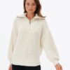 Sweater Rip Curl SEEKER 1/4 ZIP Bone
