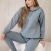 Sweater Set Sweatshirt + Trousers dark grey