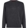 Sweater - TOMMY HILFIGER CORE COTTON-SILK CNECK grey