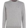 Sweater - TOMMY HILFIGER CORE COTTON-SILK CNECK grey