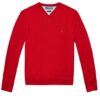 Sweater - TOMMY HILFIGER PACIFIC V-NK red