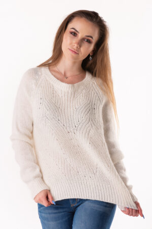 Sweater - TOMMY HILFIGER VIVICA C-NK SWTR white Sweater - TOMMY HILFIGER VIVICA C-NK SWTR white