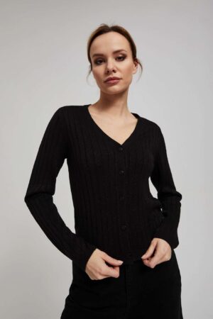 Sweater decorated with metallic thread Sweater decorated with metallic thread