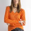 Sweater orange Yups cmu0512. R31