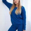 Sweater set sweatshirt + trousers cornflower blue