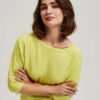Sweater with 3/4 sleeves