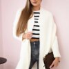 Sweater with batwing sleeve ecru