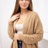 Sweater with bubbles on the camel sleeve
