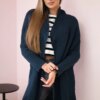 Sweater with jeans with batwing sleeves