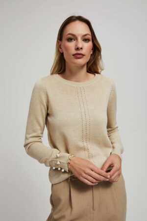 Sweater with openwork decoration Sweater with openwork decoration
