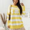 Sweater yellow Cocomore cmgB151.S09
