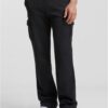 Sweatpants Heavy Straight Leg Cargo Black