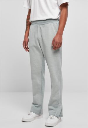 Sweatpants Heavy Terry Garment Dye Slit Summerblue