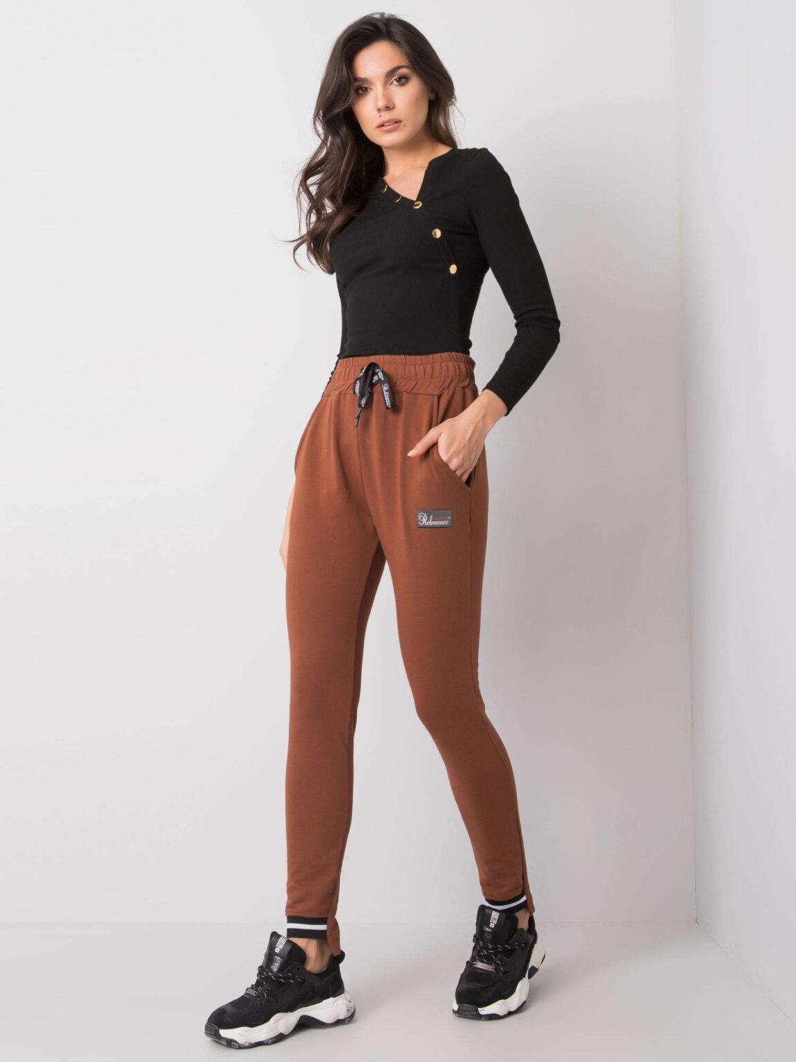 Sweatpants-RV-DR-5773.18X-dark brown
