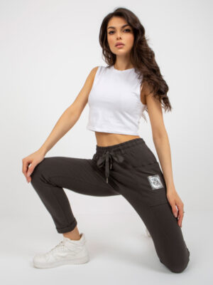 Sweatpants-RV-DR-7516.40-dark khaki
