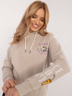 Sweatshirt-D10600T02420K-beige Sweatshirt-D10600T02420K-beige